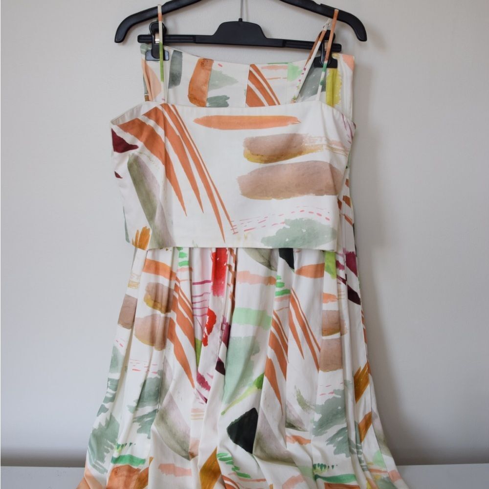 ANTONIO MELANI Colorful Brushstroke Blouse - Picture 2 of 4
